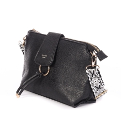 Sac à Bandoulière Noir Femme Rodier OXTON