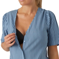 Pyjama de Grossesse Bleu Femme Mamalicious Jasmin