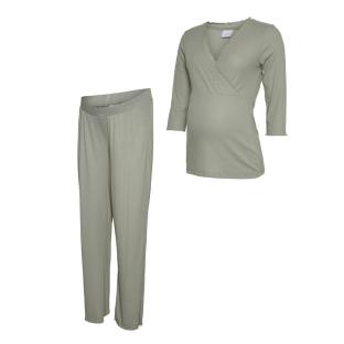 Pyjama de Grossesse Vert Femme Mamalicious Payton