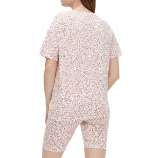 Ensemble Pyjama Blanc Fleuries Femme Mamalicious Biker