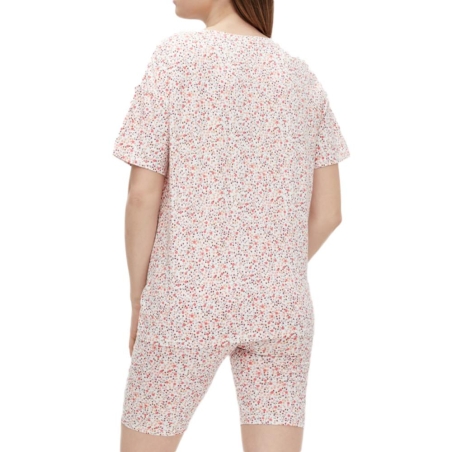 Ensemble Pyjama Blanc Fleuries Femme Mamalicious Biker