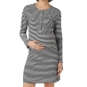 Chemise de nuit Noir/Blanc Femme Mamalicious Holly