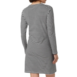 Chemise de nuit Noir/Blanc Femme Mamalicious Holly