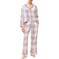 Pyjama Blanc/Marine/Rouge Femme Tommy Hilfiger Heritage Oly