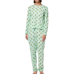 Pyjama Vert Femme Pieces Freya