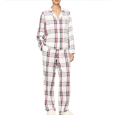 Pyjama Blanc/Marine/Rouge Femme Tommy Hilfiger Heritage