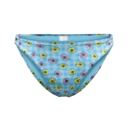 Bas de Bikini Bleu à fleurs Femme Only Elly