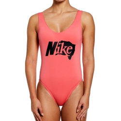 Maillot de bain 1 piece Rose Femme Nike U-back