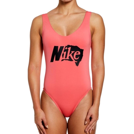 Maillot de bain 1 piece Rose Femme Nike U-back