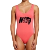 Maillot de bain 1 piece Rose Femme Nike U-back