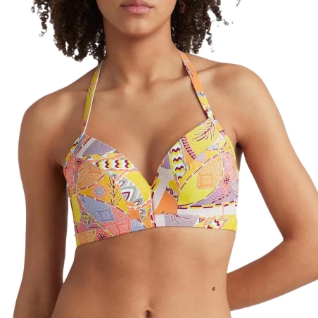 Haut de Maillot de bain Mauve/Jaune Femme O'Neill Panama