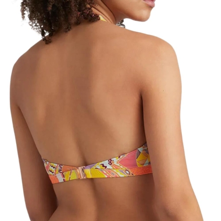 Haut de Maillot de bain Mauve/Jaune Femme O'Neill Panama