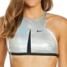 Haut de maillot de bain Noir/Gris Femme Nike NESS9327