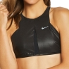 Haut de maillot de bain Noir/Gris Femme Nike NESS9327