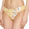 Bas de Bikini Jaune à fleurs Mi-haut Femme Roxy Lahaina Bay