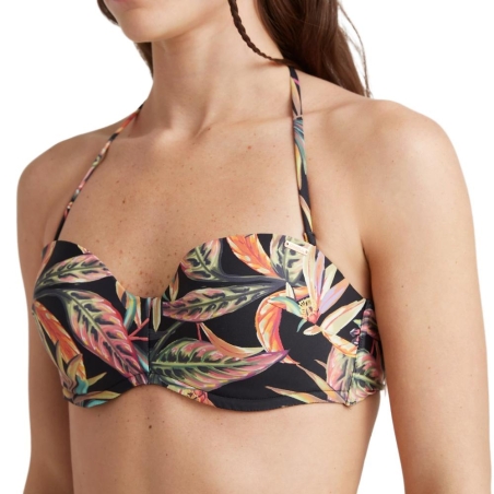 Haut de Maillot de bain Noir à Motifs Femme O'Neill Havaa