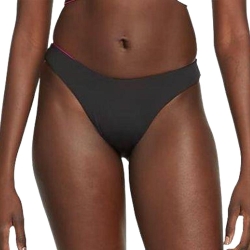 Bas de maillot de bain Noir/Rose Femme Nike Reversible