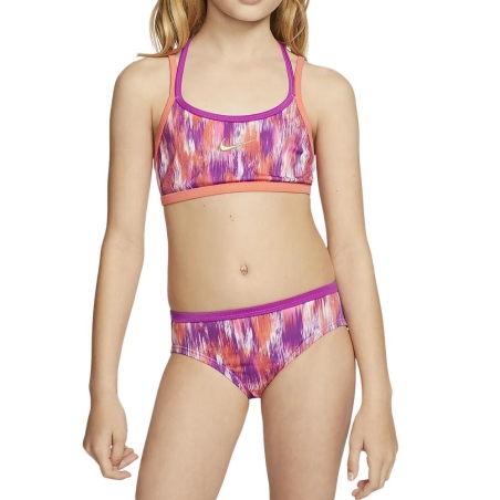 Maillot de Bain Rose/Violet Femme Nike Gx4