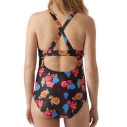 Maillots de bain de Grossesse Noir Femme Mamalicious Bow Flower