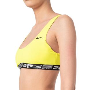 Haut de maillot de bain Jaune Femme Nike Banded Bottom