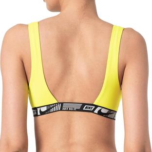 Haut de maillot de bain Jaune Femme Nike Banded Bottom