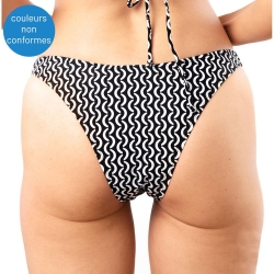 Bas de Bikini Bleu Roi Femme Sun Project Tanga