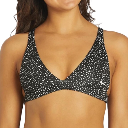 Haut de maillot de bain Noir Femme Nike Reversible Bralette