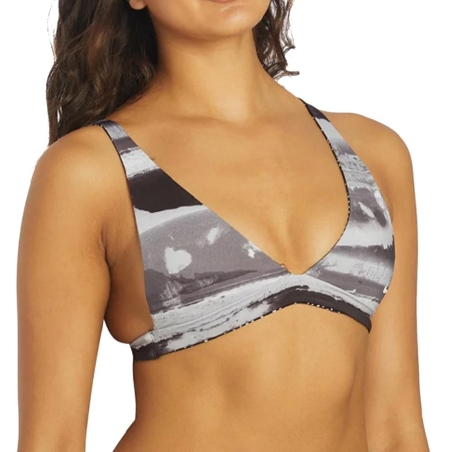 Haut de maillot de bain Noir Femme Nike Reversible Bralette