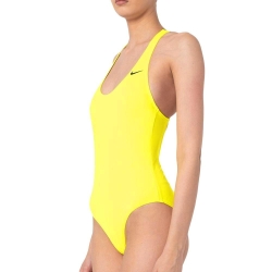 Maillot de bain 1 pièce Jaune Femme Nike Crossback