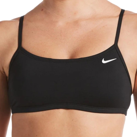 Haut de maillot de bain Noir Femme Nike Racerback