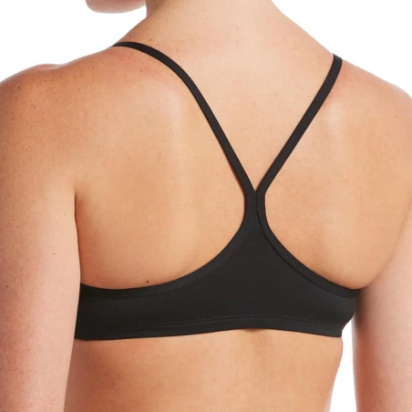 Haut de maillot de bain Noir Femme Nike Racerback