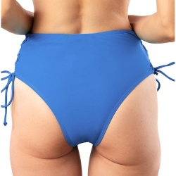 Bas de Bikini Bleu Roi Femme Sun project Tanga Haut