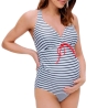 Maillot de bain de GrossesseGris/Bleu Femme Mamalicious Newjose