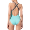 Maillot de bain 1 pièce Turquoise Femme Nike Crossback