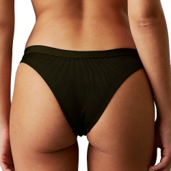 Bas de Maillots de bain Noir Femme Calvin Klein Jeans Curved Delta