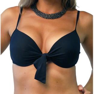 Haut de Bikini Noir Femme Sun Project Push Up