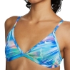 Haut de maillot de bain Bleu Femme Nike Lace Up