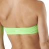 Haut de maillot de bain Vert Fluo Femme Nike Bandeau Bikini Top