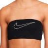 Haut de maillot de bain Noir Femme Nike Bandeau Bikini