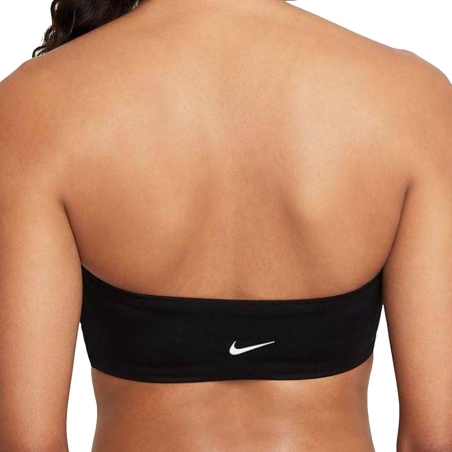 Haut de maillot de bain Noir Femme Nike Bandeau Bikini