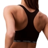 Haut de Maillot de Bain Noir Femme Calvin Klein Jeans Racerback