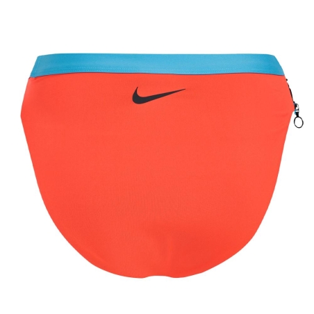 Bas de maillot de bain Noir/Rouge Femme Nike NESSB312