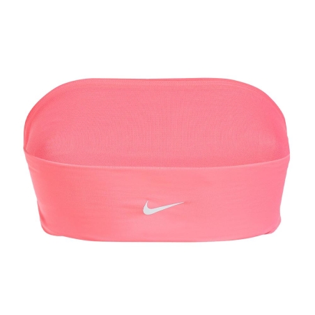 Haut de maillot de bain Rose Fluo Femme Nike Bandeau Bikini Top