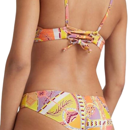 Haut de maillot de bain Rose/Jaune Femme O'Neill Wave