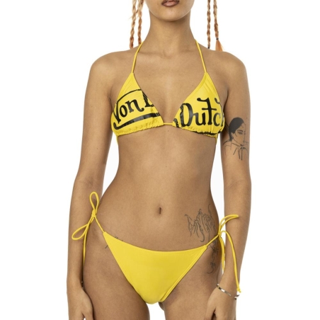 Maillot de bain Jaune/Noir Femme Von Dutch LOL