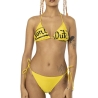 Maillot de bain Jaune/Noir Femme Von Dutch LOL