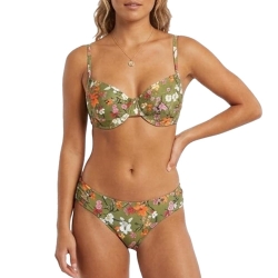 Maillot de bain Deux Pièces Vert Femme Haute Pression V282