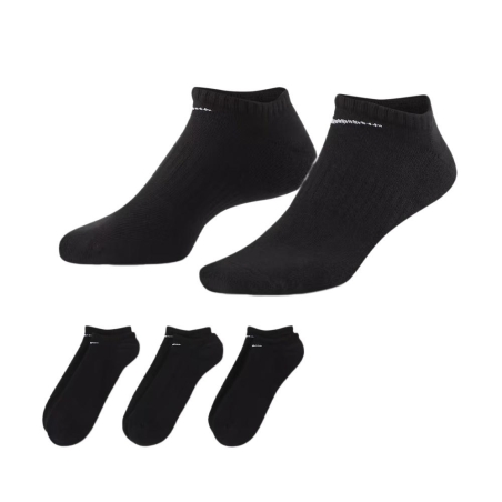 X3 Paires de Chaussettes Noir Mixte Nike Everyday Ltwt