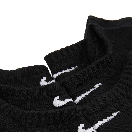 X3 Paires de Chaussettes Noir Mixte Nike Everyday Ltwt