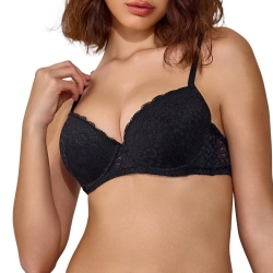 Soutien-Gorge Noir Femme Les Petites Bombes Mona